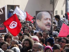 مسيرة الشهيد شكري بلعيد.