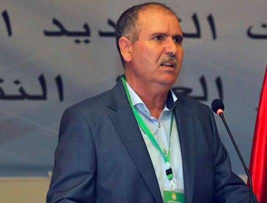 نور الدين الطبوبي الأمين العام للاتحاد العام التونسي للشغل.