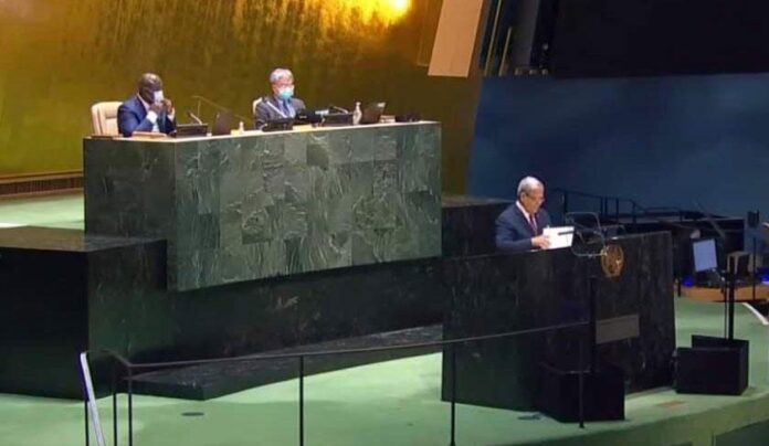 afin de corriger le chemin de la transformation démocratique afin qu'il soit à niveau. à la 76e session de l'Assemblée générale des Nations Unies.