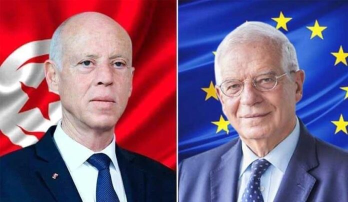 Josep Borrell-Selon un communiqué publié le jour de l'entretien téléphonique avec la Présidence de la République, Kais Saied a expliqué à Josep Borrell les raisons de l'annonce des mesures exceptionnelles en Tunisie, soulignant, en substance, que l'Etat tunisien est sur le point de effondrer.