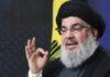 Hassan Nasrallah-Le secrétaire général du parti chiite, dans une allocution télévisée, a accusé le parti chrétien d'avoir ouvert le feu jeudi, au cœur de Beyrouth, sur ses partisans et son allié, le mouvement chiite Amal, ce qui a entraîné la mort de sept personnes, alors ainsi que de s'armer et de vouloir provoquer une « guerre civile ».