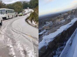 la Tunisie sous la neige