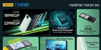 realme تُطلق سلسلة هواتف Narzo 50 في مصر وتصبح أسرع العلامات التجارية نموًا لهواتف الجيل الخامس 5G على مستوى العالم لأول مرة  