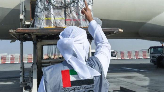 الإمارات ترسل طائرة مساعدات