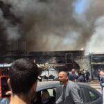 Incendie au souk