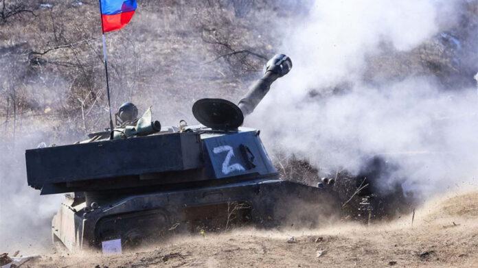 روسيا تقصف القوات الأوكرانية