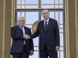 أردوغان في لقائه بعباس