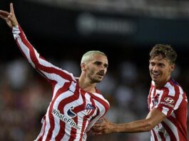 جريزمان يخطف لأتلتيكو مدريد نقاط مباراة فالنسيا