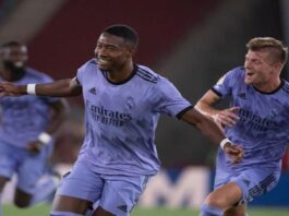 ريال مدريد يتخطى ألميريا بثنائية في مشوار الحفاظ على لقب الدوري الإسباني