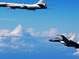 الصين ترسل 39 طائرة